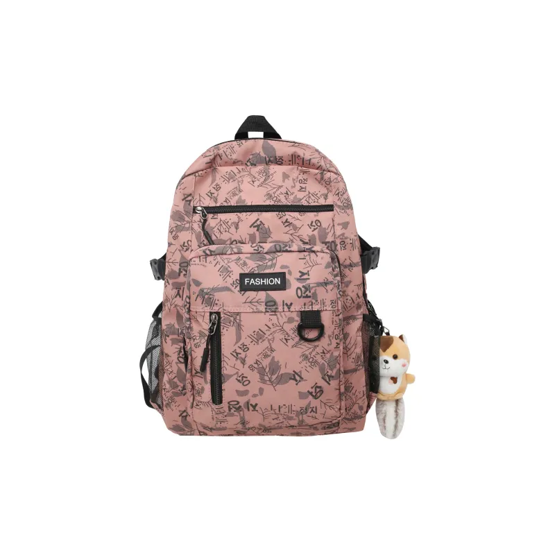 Yalu Nylon Backpack Unisex Multicolor-6