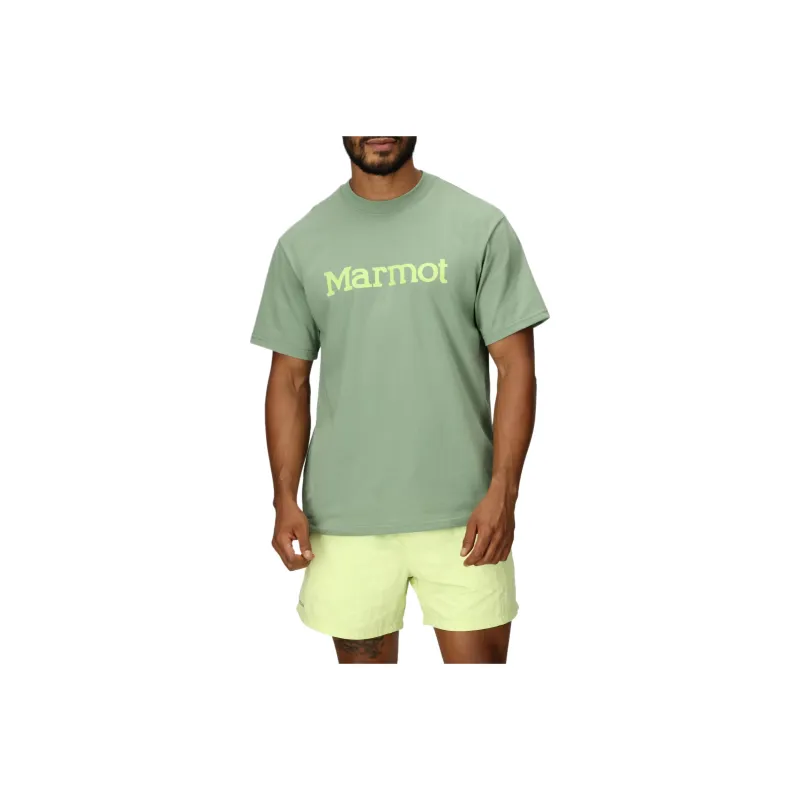 Marmot T Shirt Men's Light Green-0