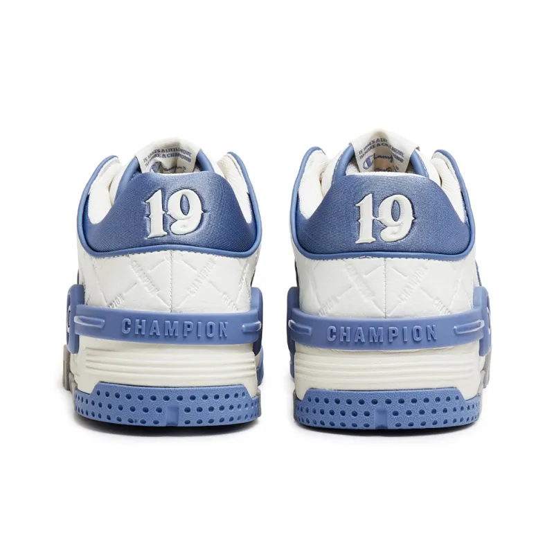 Champion Top Student Shoes Balance Low Top Skateboard Shoes Unisex Milk White/Eternal Blue-3