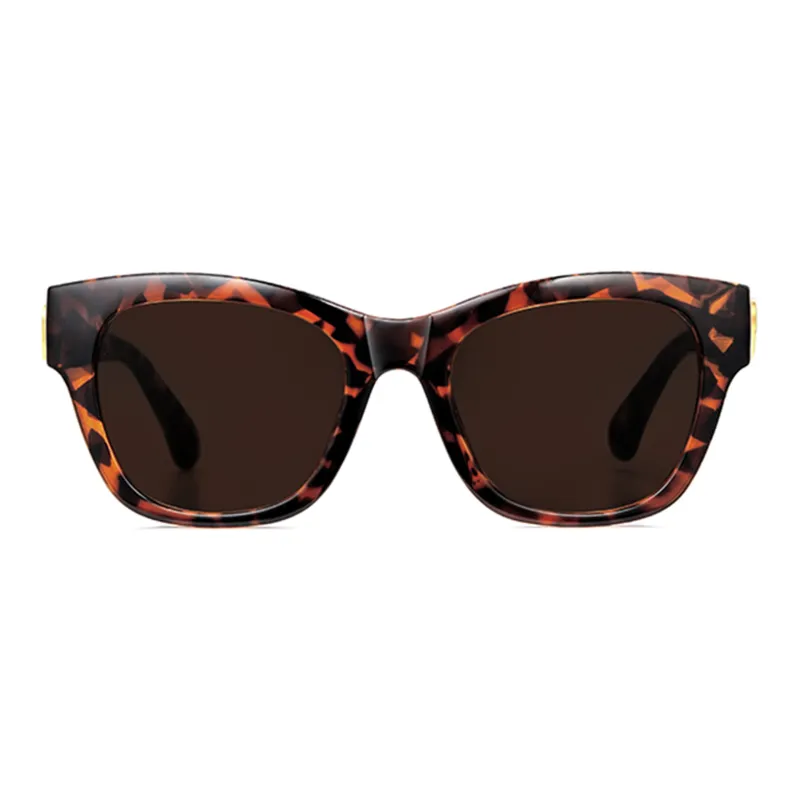 COLORE.IN TR/Memory Plastic Square Sunglasses Unisex-8