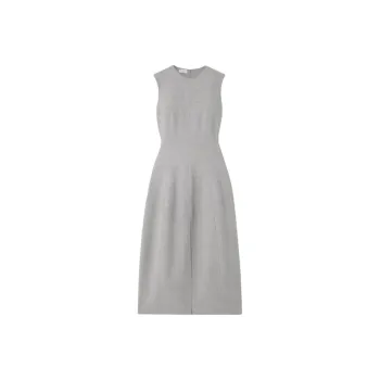 Brunello Cucinelli Sleeveless Dress Women's Gray