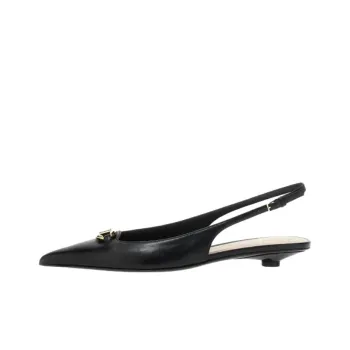 Valentino Vlogo Casual Single Shoes Women's Black