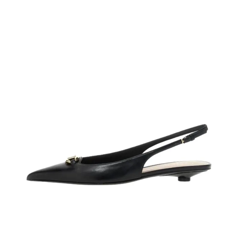 Valentino Vlogo Casual Single Shoes Women's Black-0