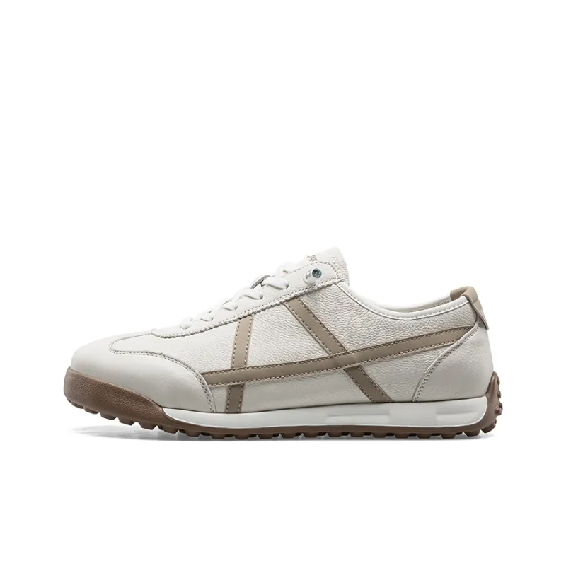 KANGNAI Men's Casual Shoes Men Low Top White/Blue-6