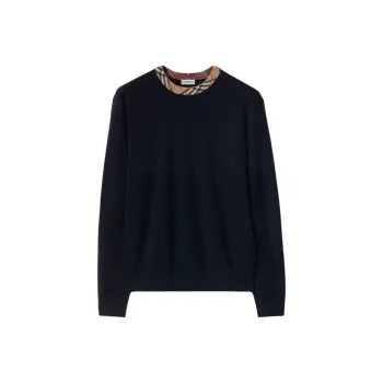 Burberry SS25 Sweater Men's Marine Blue