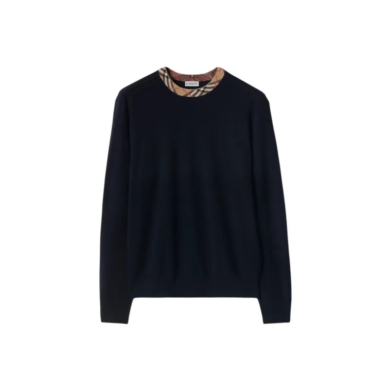 Burberry SS25 Sweater Men's Marine Blue-0