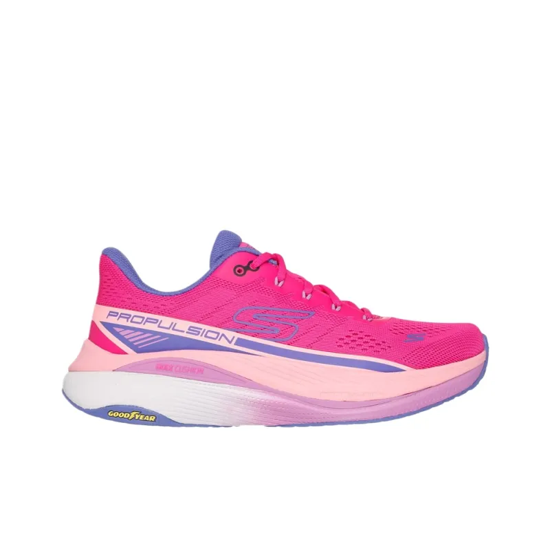 Skechers Max Cushioning Propulsion Mid Top Running Shoes Women's Pink-1