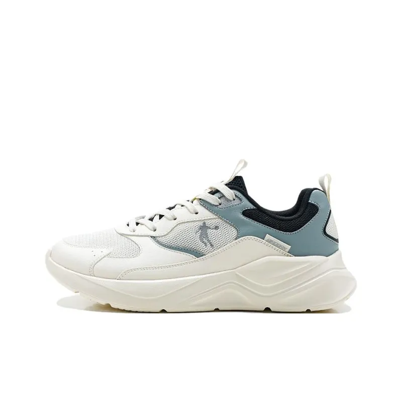 QIAODAN Slip Resistant, Abrasion Resistant, Lightweight Low Top Casual Shoes Men's Greige-0