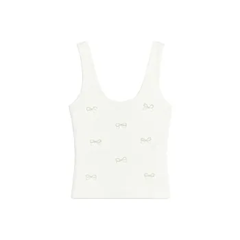 ZARA Tank Tops Women's White