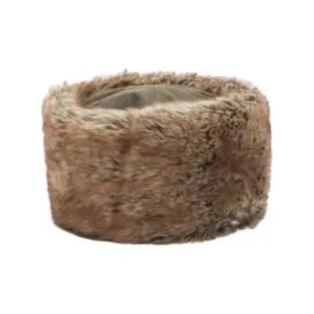 BARBOUR Wax Cotton, Faux Fur, Wool Hats & Caps Women's Brown