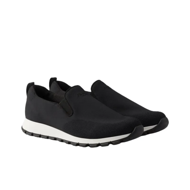 PRADA Casual Shoes 3cm Men's Black-2