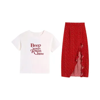 OZVO Two Piece Skirt Sets Women's