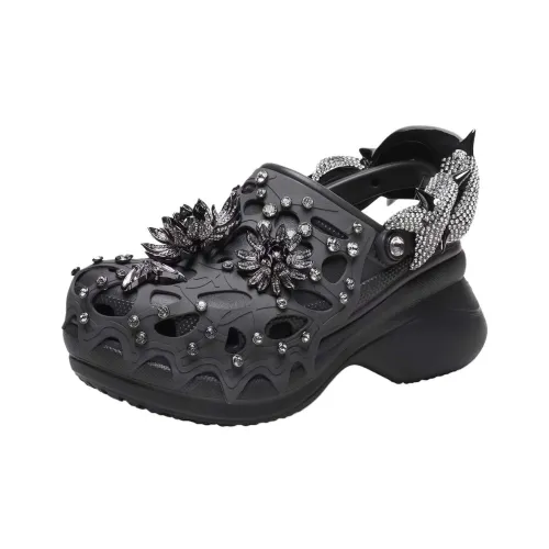 Crocs Classic Bae Clog Swarovski Black Women's