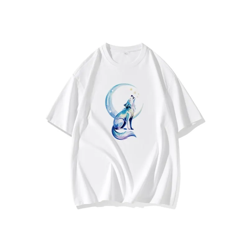 FAIRWHALE Drop Shoulder Sleeve T Shirt Women's-0