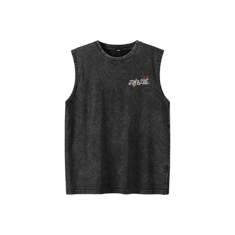 JINBEILE Tank Tops Unisex-1