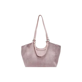 Morellybear PU Tote One Shoulder Handbag Women's Pink/Blue