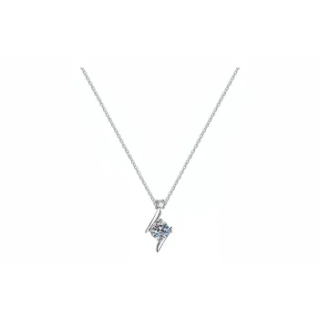 CHINA GOLD S999 Fine Silver Sterling Silver Necklaces Women's