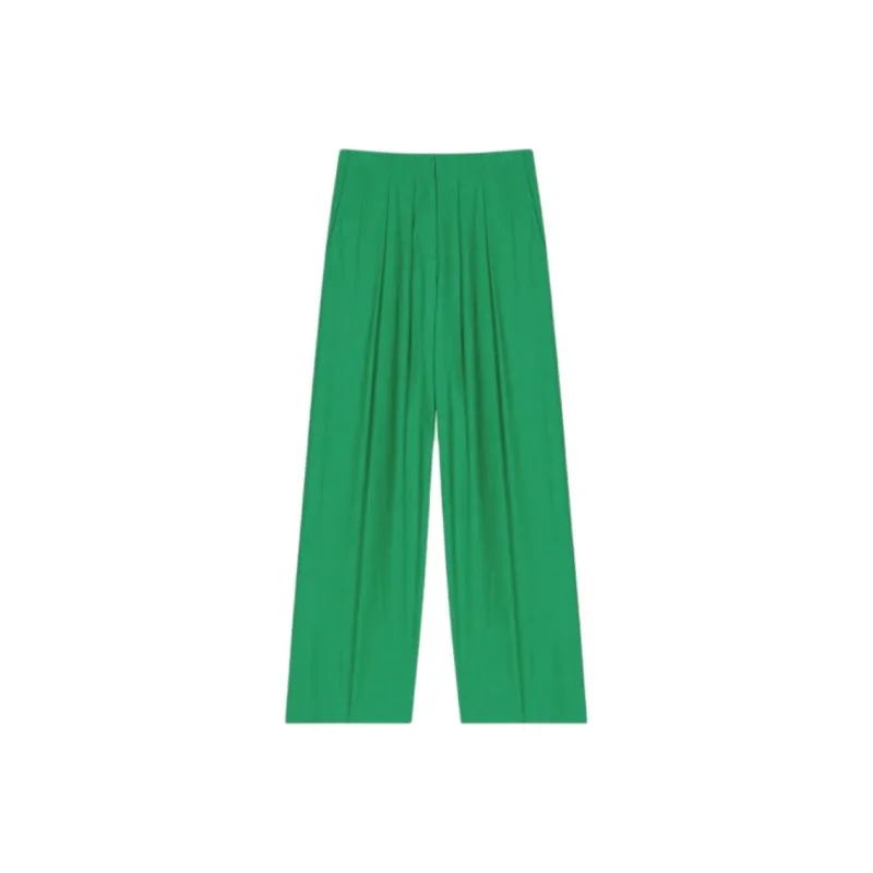 Maje Pleat detail Palazzo Pants-0