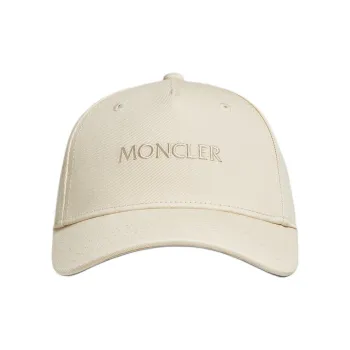Moncler Logo Patch Curved Peak Cap