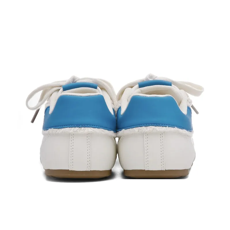 The New Age Family Low Top Skateboard Shoes Women's Red Blue-3