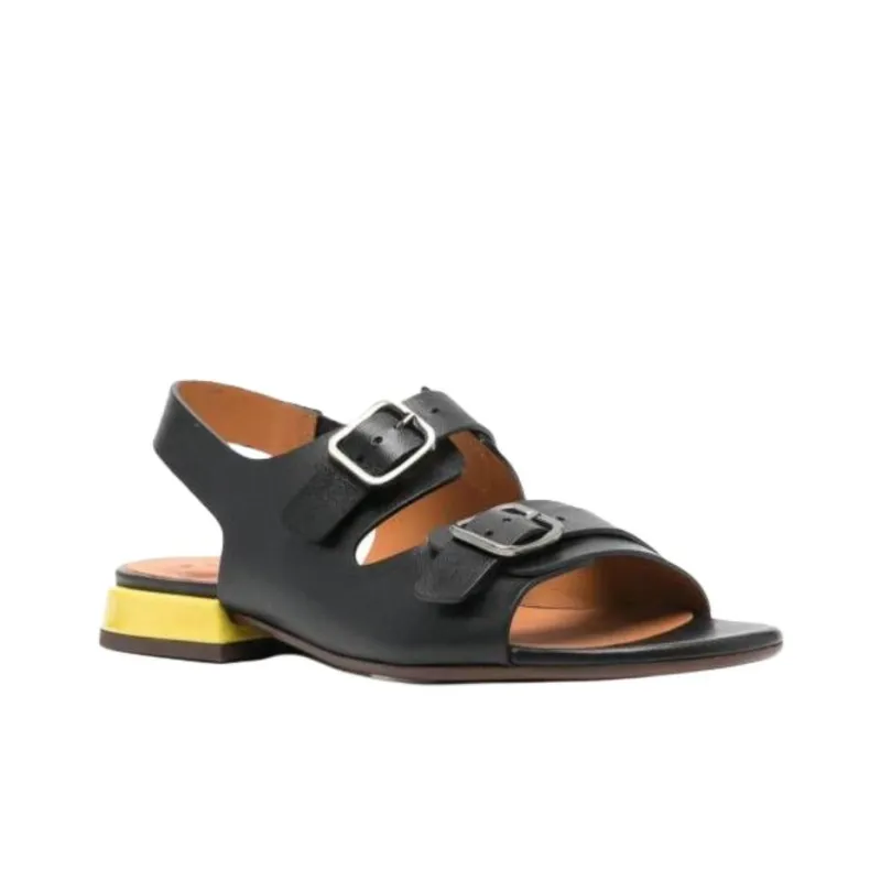 CHIE MIHARA Tylapitbul Negro One Strap Sandals Women's Black-2