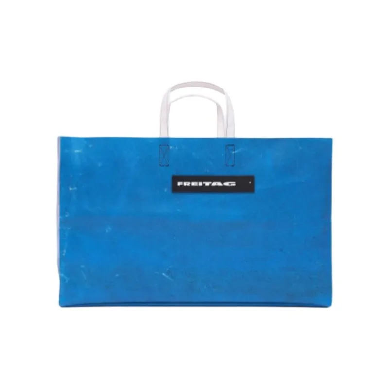 FREITAG PVC Tote Bag, Shopping Bag, Handbag Tubas Unisex Blue-0