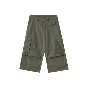 Zanzas Cargo Shorts Unisex Gray Green