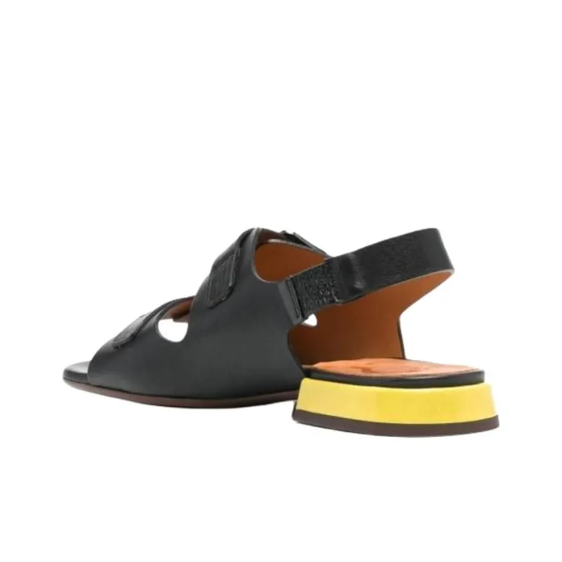 CHIE MIHARA Tylapitbul Negro One Strap Sandals Women's Black-3
