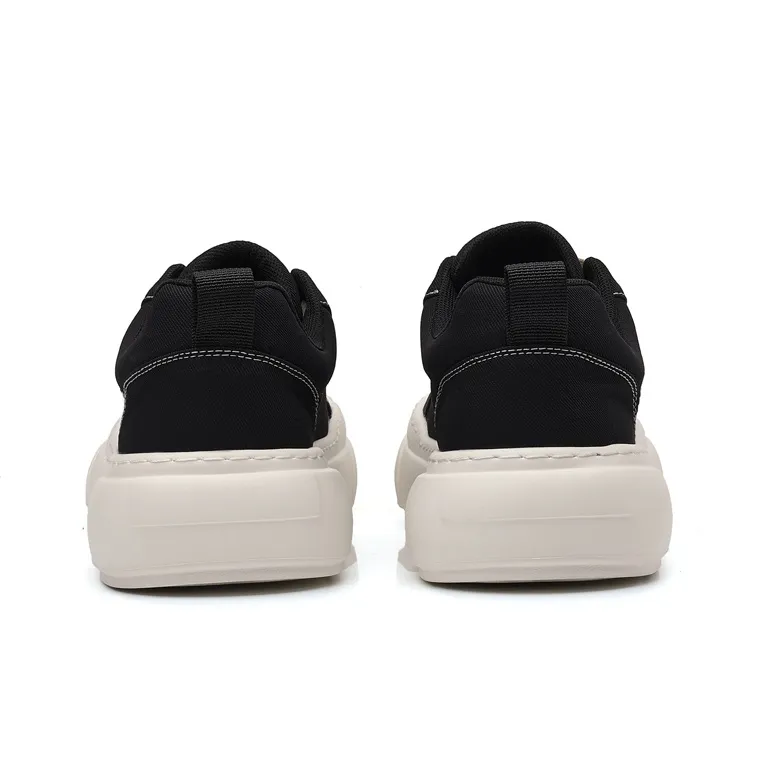 Ignition Slip Resistant, Abrasion Resistant, Lightweight Low Top Skateboard Shoes Men's Black-3