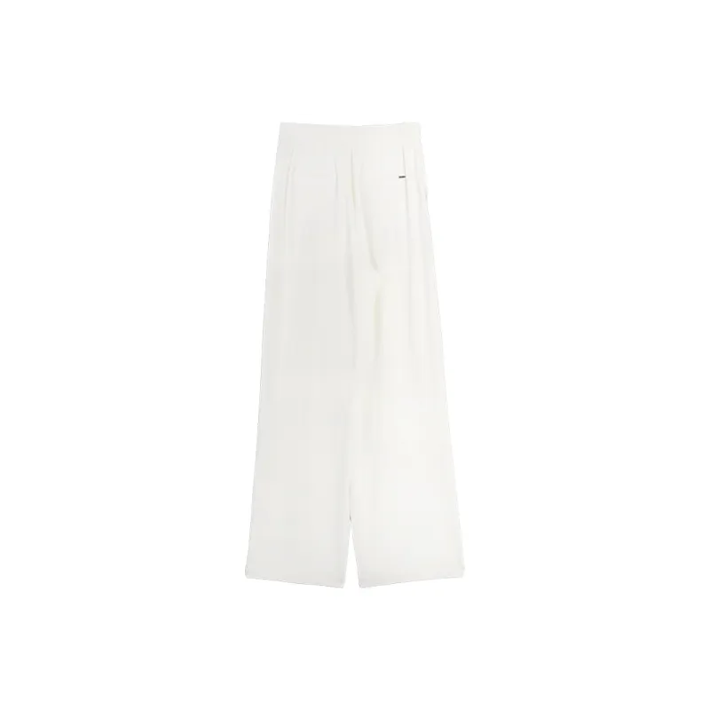 ELLE Casual Pants Women's White-1