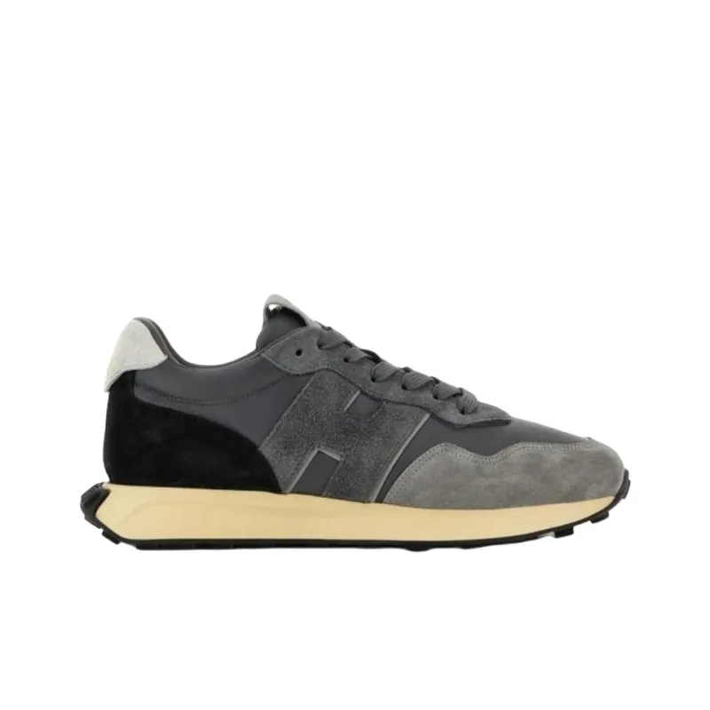 HOGAN H601 Low Top Casual Shoes Men's Gray-1