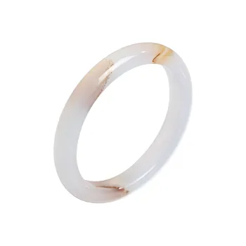 Phoenisess Natural Chalcedony Bangles Women's
