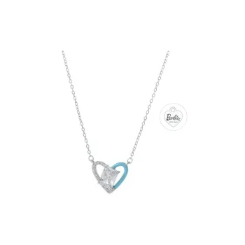 Barbie S925 Silver Necklaces Women's Elegance Soft Date Everyday Commute, Gift Box Set