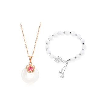 D.K.X Colored Glaze Necklaces Women's