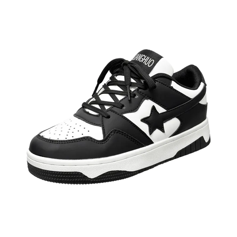 Luji Cushioning Abrasion Resistant Balance Low Top Skateboard Shoes Men's-0