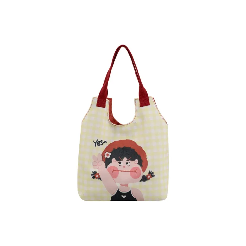 DCLOUD Canvas Bag, Handbag Women's Multicolor-4