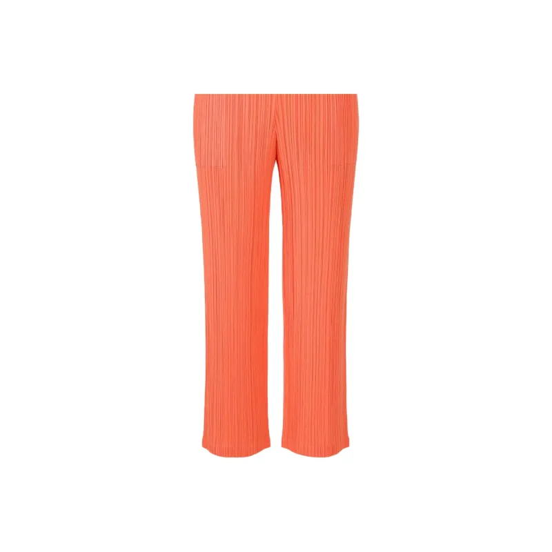 PLEATS PLEASE ISSEY MIYAKE Casual Pants Women's Coral Orange-6