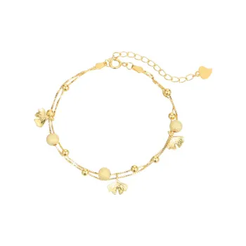 MAXTHINK S925 Silver Bracelets Women's Gold/Silver