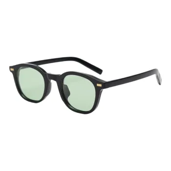 PRETTYALLUSION TR/Memory Plastic Round Sunglasses Unisex