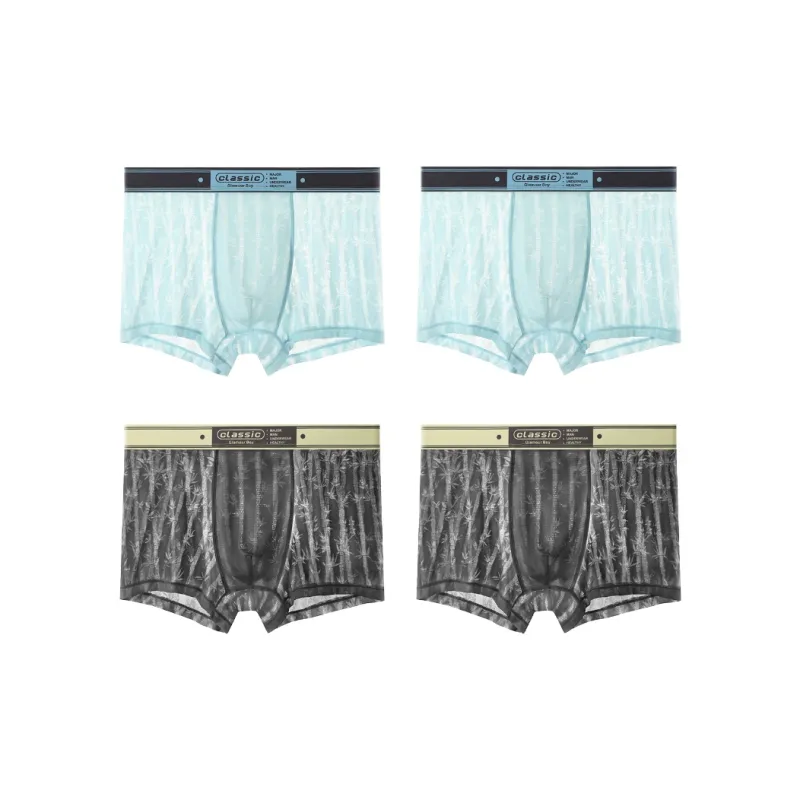 PLANDOO Underpants Men's 4 Pack-12