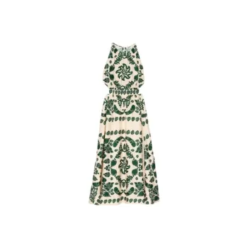 Sandro Paisley print Maxi Dress