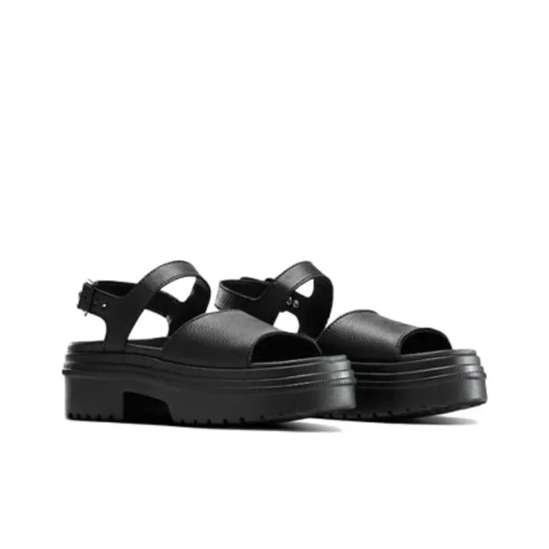 Converse Women's Chuck Taylor All Star Lugged Heel Sandal 'Triple Black' Women's-2