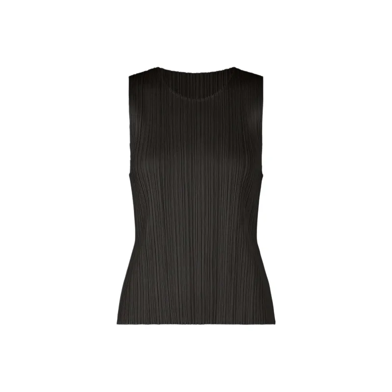 PLEATS PLEASE ISSEY MIYAKE Tank Top Women's Black-0