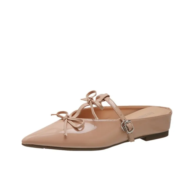 City Camel Rubber Sole Slip Resistant Closed Toe Slippers Women's-8