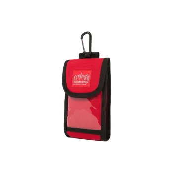 Manhattan Portage 1000D CORDURA Classic Fabric Cell Phone Pouch Large Size Unisex Red