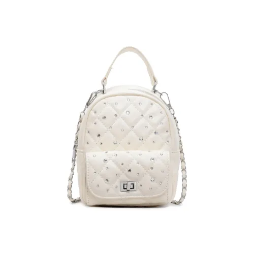BAODIDAISHU PU Commute Backpack Shopping Travel Backpack Regular Women's White/Black/Red/Yellow/Denim Blue/Pink Purple