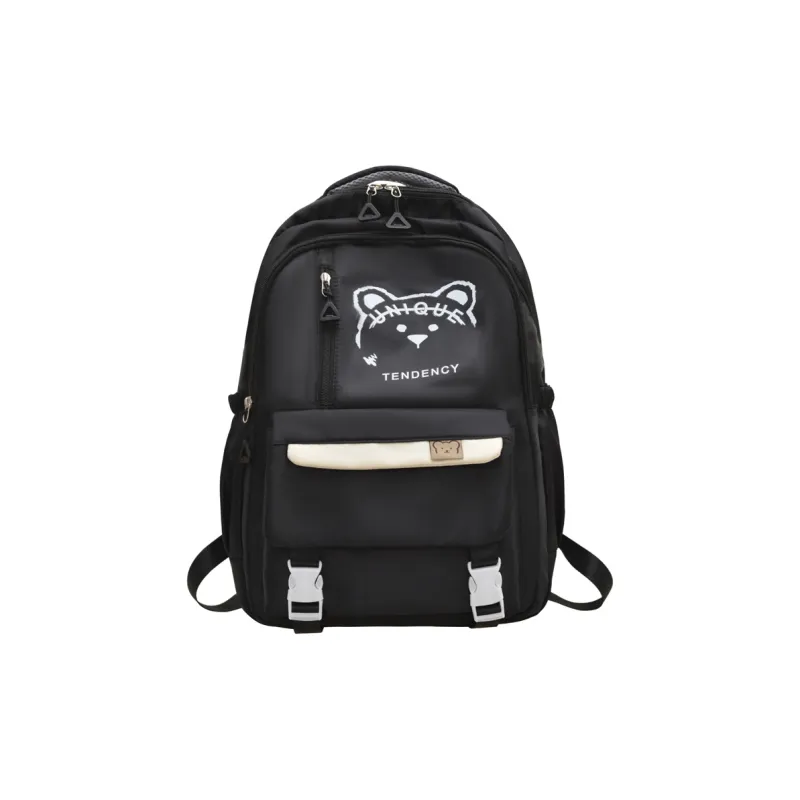 Yalu Nylon Backpack Unisex Multicolor-9