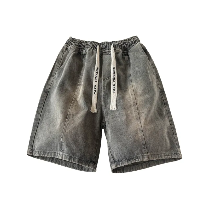 FAKE VINTAGE Denim Shorts Unisex-6