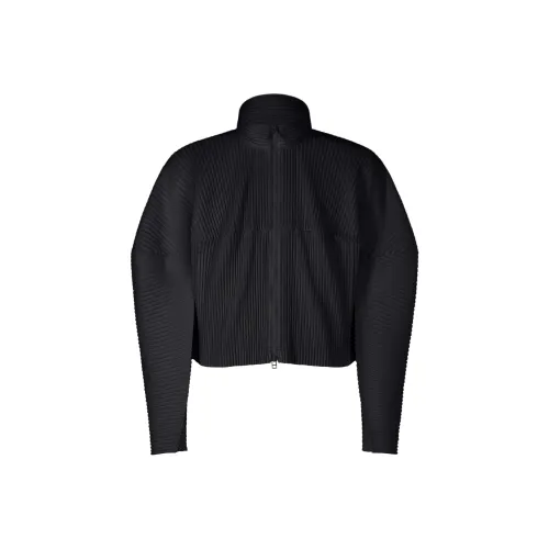 Homme Plissé Issey Miyake Jackets & Coats Men's Black