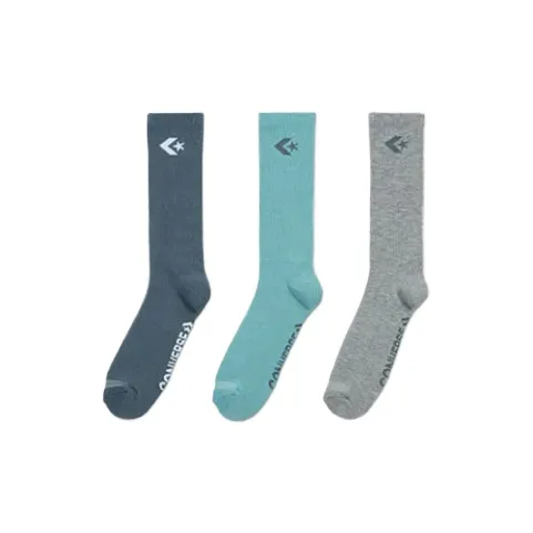 Converse 3 Pack Star Chevron Crew Socks
